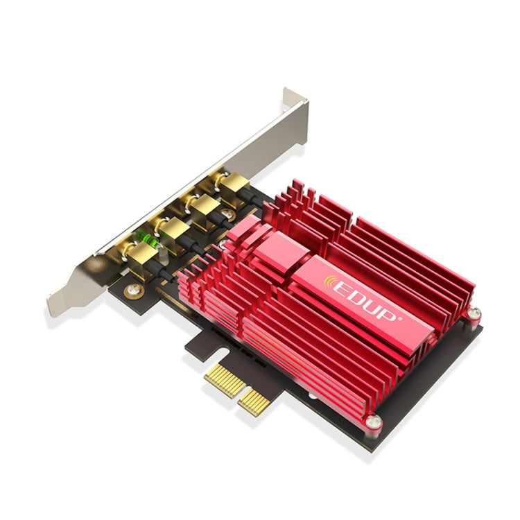 EDUP 9633-800 AC1900Mbps 2.4GHz & 5GHz Dual Band PCI-Express Adapter 4 Antenna External Network Card, AC1900Mbps EDUP 9633-800 AC1900Mbps 2.4GHz & 5GHz Dual Band PCI-Express Adapter 4 Antenna External Network Card, AC1900Mbps